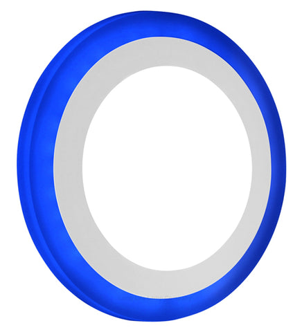 12w Recessed Ceiling LED Round Blue Ring Panel 195mm