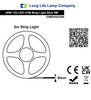 12W LED Tape Strip Light IP65 Continuous COB Illumination 5m 12V Blue