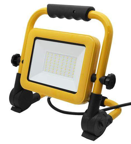 50W Outdoor LED Worklight Floodlight Adjustable IP65 Waterproof 6000k WL03