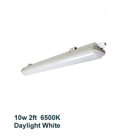 10w 2ft LED Ceiling Battern IP66 6500k Energy Rating A+