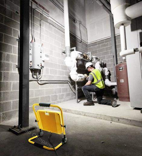 100w LED Adjustable Worklight IP65 6000k Cool White Energy Rating A