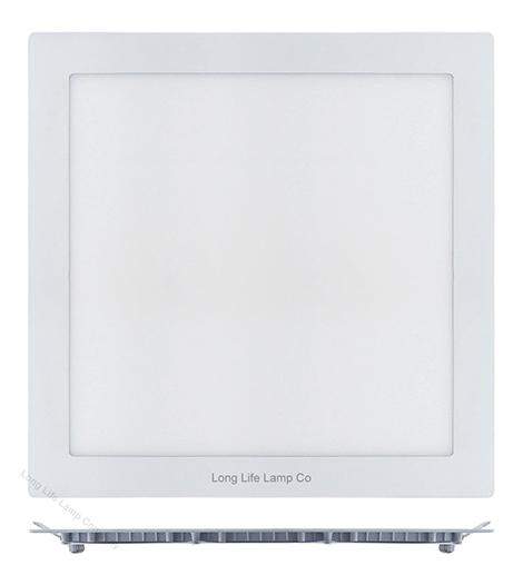 24w Recessed Ceiling LED Square Panel 7000K Cool White 300 x 300