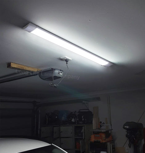 LED Slim Profile Ceiling Batten Light Opal Cover FB0
