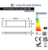 LED Slim Profile Ceiling Batten Light Opal Cover FB0