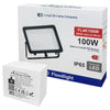 100w LED Floodlight Black 4000K with Detachable PIR Sensor IP65 FL4K100W - PanelHut Free Delivery on all orders