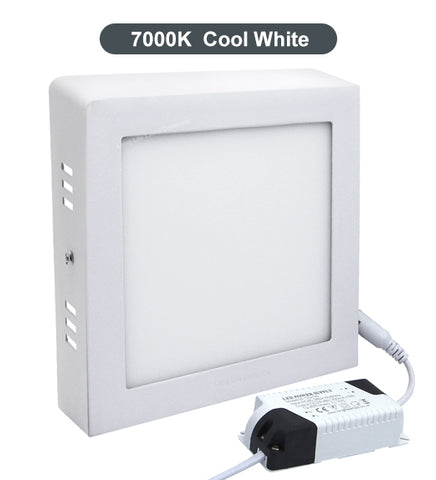 12w Surface Mount LED Square Panel 7000K Cool White 165 x 165