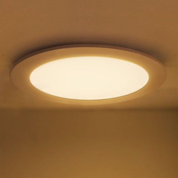 12w LED Round Ceiling Panel 3000k Warm White - PanelHut Free Delivery on all orders