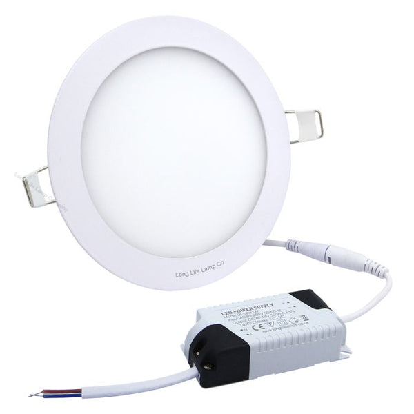 12w LED Round Ceiling Panel 3000k Warm White - PanelHut Free Delivery on all orders