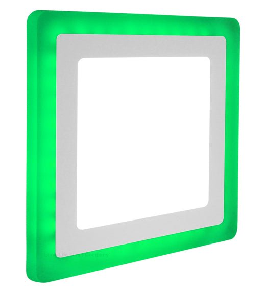 12W green recessed LED square panel 192x192 ceiling light
