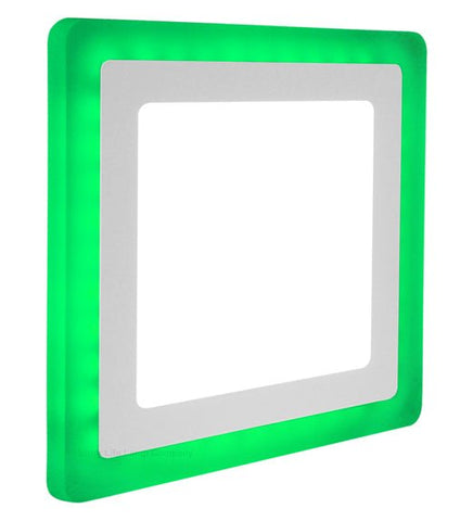 12W green recessed LED square panel 192x192 ceiling light