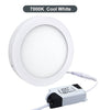 12w Surface Mount LED Round Panel 7000K Cool White 165mm - PanelHut Free Delivery on all orders