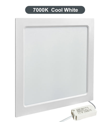 18w LED Panel Light Square Recessed Back Lit 6500k 18WSCW03