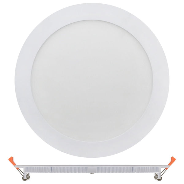 18w Recessed LED Round Panel Light 6500K Continuous Running Hours Philips Driver PH18WCWR - PanelHut Free Delivery on all orders
