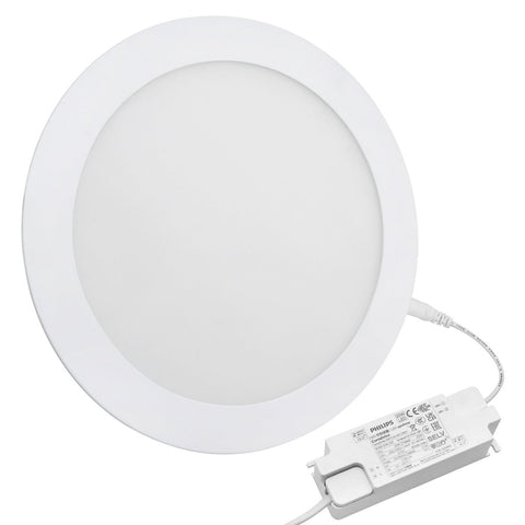 18w Recessed LED Round Panel Light 6500K Continuous Running Hours Philips Driver PH18WCWR - PanelHut Free Delivery on all orders