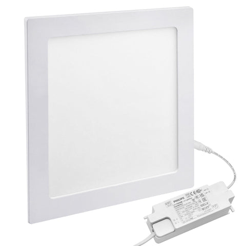 18w Recessed LED Square Panel Light 6500K Continuous Running Hours Philips Driver PH18WCWS - PanelHut Free Delivery on all orders