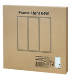 64w LED 600 x 600 Edge Lit Border Line Recessed Ceiling Light 6500k Cool White 64W01