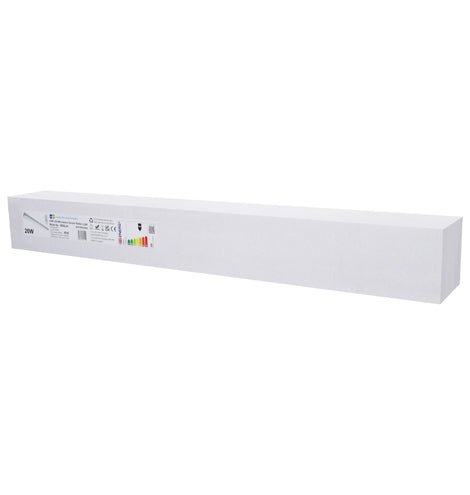 20W LED Microwave Sensor Ceiling Batten Light 2 feet 6500k Remote MSBL20 - PanelHut Free Delivery on all orders