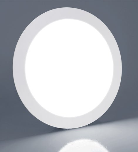 20W LED PANEL LIGHT ROUND RECESSED 240mm x 240mm 6500K 20WR65K - PanelHut Free Delivery on all orders