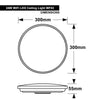 24w WiFi Smart Ceiling Light Round LED RGB App and Remote Control Dimmable WF03 - PanelHut Free Delivery on all orders
