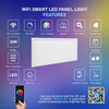 30w Smart RGB WiFi LED Ceiling Panel Light 300 x 600 Colour Changing + CW/WW WFP3X6 - PanelHut Free Delivery on all orders