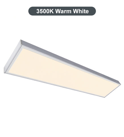 40w Surface Mount LED Panel 3500K Warm White Light 1200 x 300