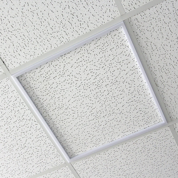 40w LED Edge Lit Border 600 x 600 Recessed Ceiling Light Green PFL40G - PanelHut Free Delivery on all orders
