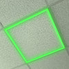 40w LED Edge Lit Border 600 x 600 Recessed Ceiling Light Green PFL40G - PanelHut Free Delivery on all orders