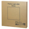40w LED Edge Lit Border 600 x 600 Recessed Ceiling Light Green PFL40G - PanelHut Free Delivery on all orders