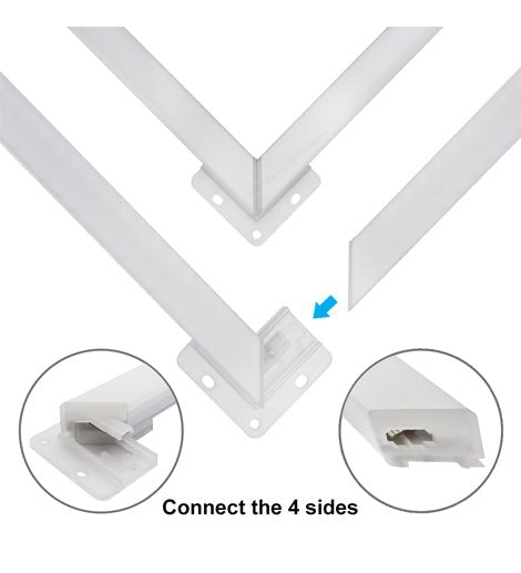 40w LED Edge Lit Border Recessed Ceiling Light 6500k Daylight White AP04 - PanelHut Free Delivery on all orders