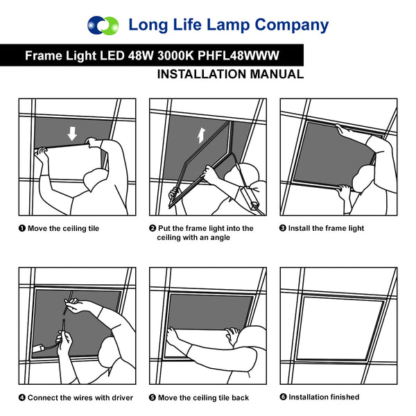 48w LED Edge Lit Border 600 x 600 Recessed Ceiling Light 3000k Warm White - PanelHut Free Delivery on all orders