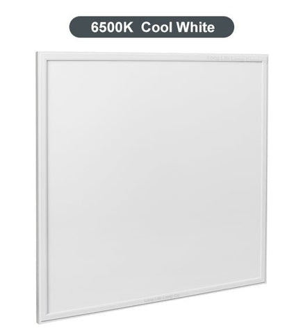 48W 600x600 LED ceiling panel light in 6500K pure white for office lighting