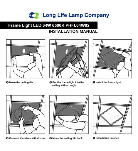 64w LED 600 x 600 Panel Diamond Border Line Recessed Ceiling Light Cool White 64W02 - PanelHut Free Delivery on all orders