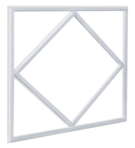 64w LED 600 x 600 Panel Diamond Border Line Recessed Ceiling Light Cool White 64W02 - PanelHut Free Delivery on all orders