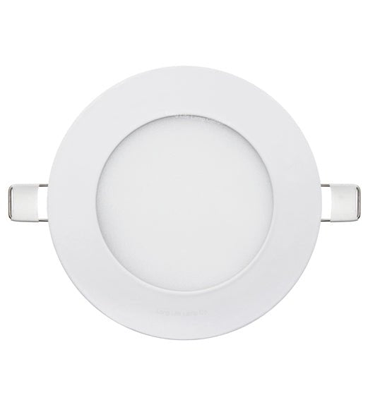 6w Blue LED Recessed Ceiling Panel Round 120mm - PanelHut Free Delivery on all orders