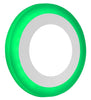 6w Recessed Ceiling LED Round Green Ring Panel 145mm - PanelHut Free Delivery on all orders