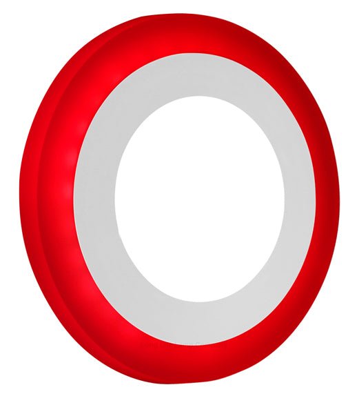 9W red recessed LED round panel 145mm ceiling light