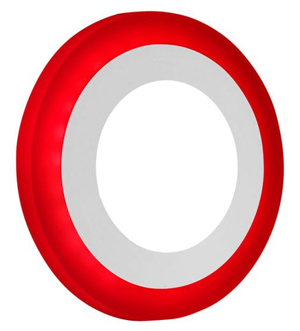 9W red recessed LED round panel 145mm ceiling light