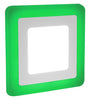 9W green recessed LED square panel 142x142 ceiling light
