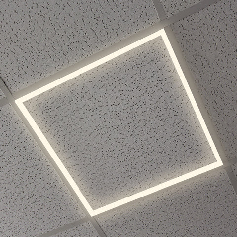 48w LED Edge Lit Border 600 x 600 Recessed Ceiling Light 3000k Warm White