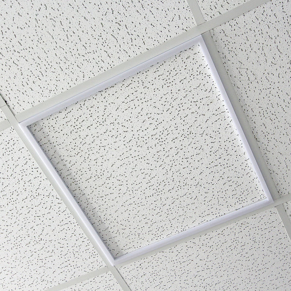 40w LED Edge Lit Border 600 x 600 Recessed Ceiling Light Green PFL40G