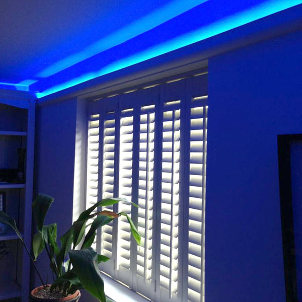 BLUE LED Tape Strip Light 10 Metres 24V Continuous COB Illumination IP20 - PanelHut Free Delivery on all orders