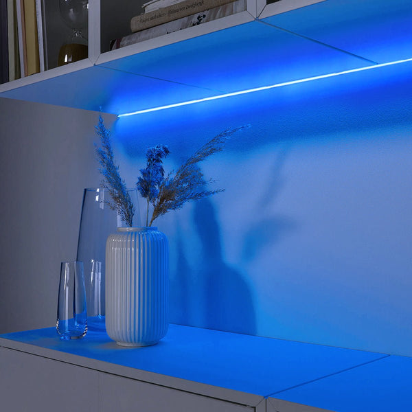 BLUE LED Tape Strip Light 10 Metres 24V Continuous COB Illumination IP20 - PanelHut Free Delivery on all orders