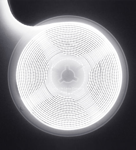 Cool White LED Tape Strip Light Continuous COB Illumination 5 Metres 12v - PanelHut Free Delivery on all orders