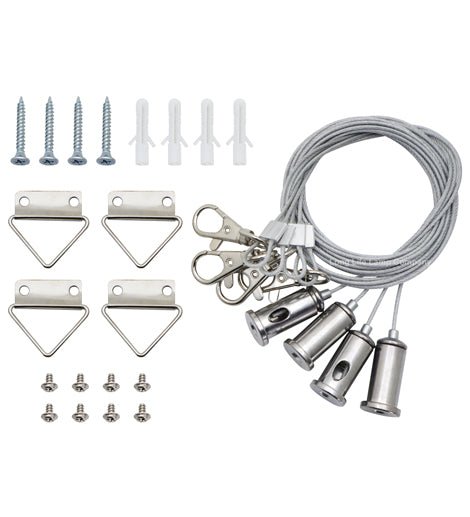 LED Panel Suspension Wire Kit for Ceiling Light 600 x 600 SK2023 - PanelHut Free Delivery on all orders