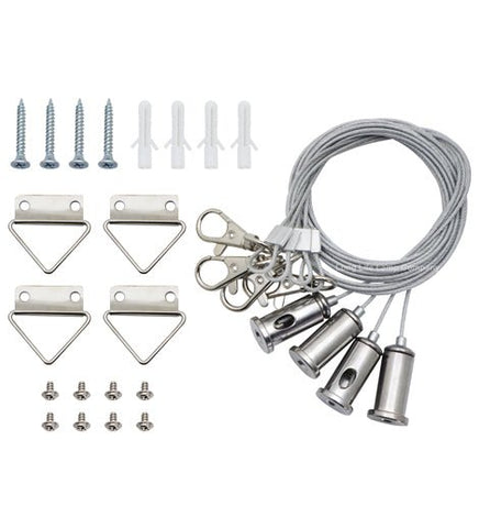 LED Panel Suspension Wire Kit for Ceiling Light 600 x 600 SK2023 - PanelHut Free Delivery on all orders