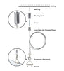 LED Panel Suspension Wire Kit for Ceiling Light 600 x 600 SK2023 - PanelHut Free Delivery on all orders