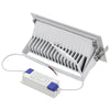 LED Retail Downlight Adjustable Recessed Ceiling Light Rectangular 36w CDAS03 - PanelHut Free Delivery on all orders