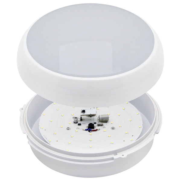 Microwave Motion Sensor Ceiling Light IP54 LED 18w 6500k 0829SEN - PanelHut Free Delivery on all orders