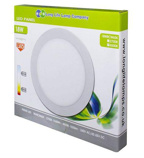 10 Pack 18w Recessed Ceiling LED Round Panel 6500K Cool White 220mm - PanelHut Free Delivery on all orders
