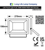 100w LED Colour Changing Floodlight IP65 RGBW FL02 - PanelHut Free Delivery on all orders